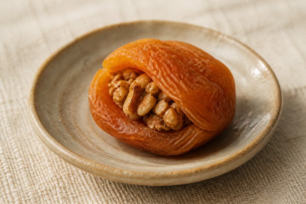 Alani arménien aux abricots secs et aux noix