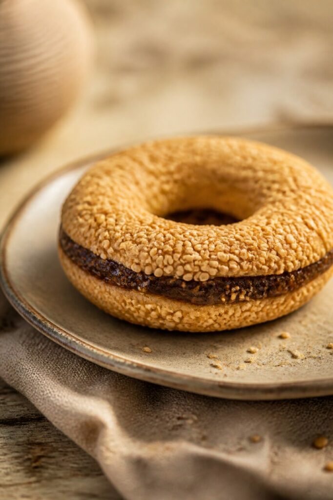 An even ring of kaak bi ajwa encloses the date filling