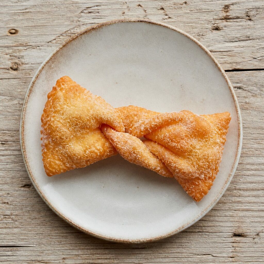 Crisp sugared Réunion bonbon cravate twists
