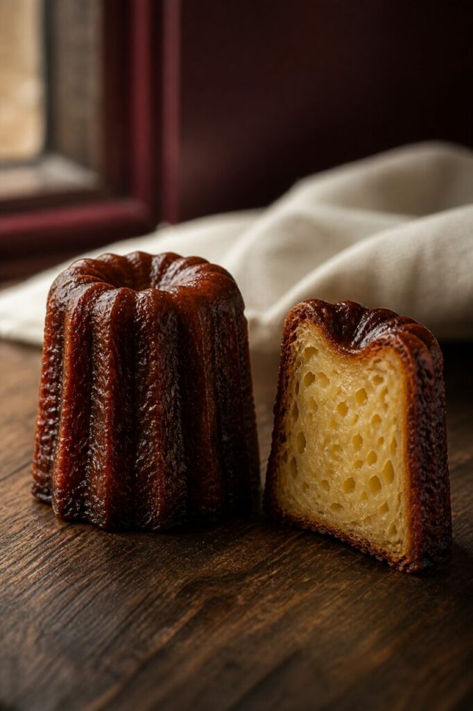 Chaleur du bois pour un canelé bordelais
