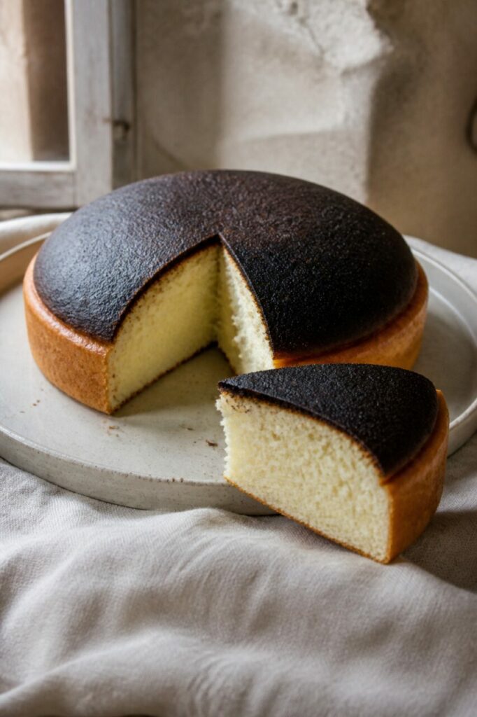 Deep brown dome meets golden flanks on the tourteau fromager