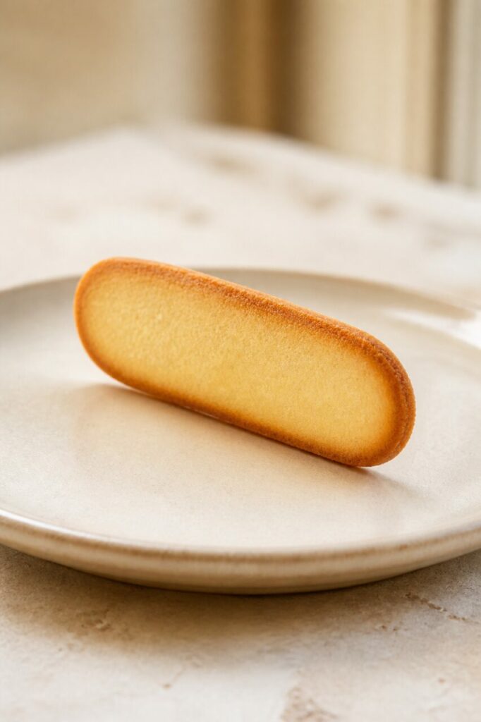 Curva suave de la lengua de gato de mantequilla muy fina