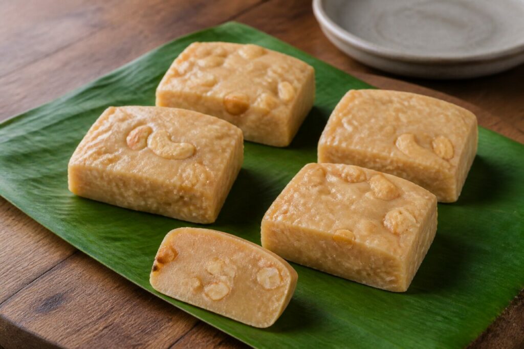 Kiri toffee sri-lankais aux noix de cajou