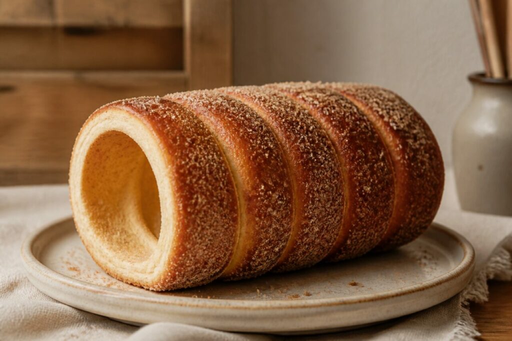 Spirales caramélisées autour du kürtőskalács