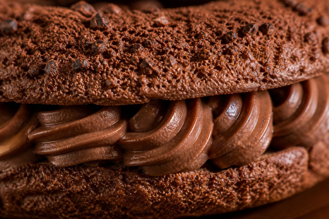 Paris-Brest chocolat-praliné, ganache intense