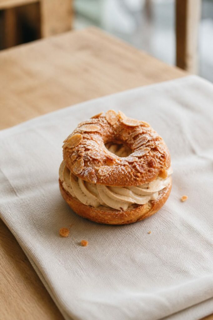 Mini Paris-Brest praliné aux amandes prêt à déguster