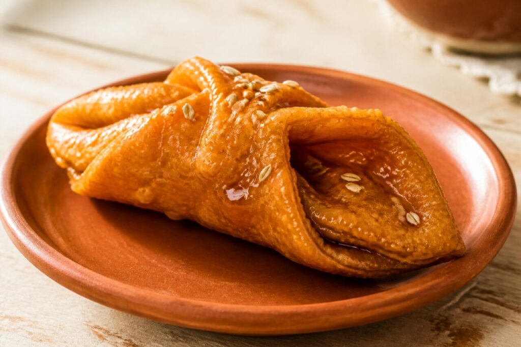 Pestiños andalous pliés et nappés de miel