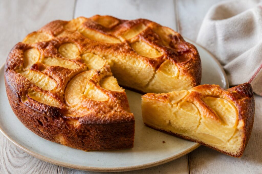 Fougnarde aux pommes, gâteau rustique — Auvergne