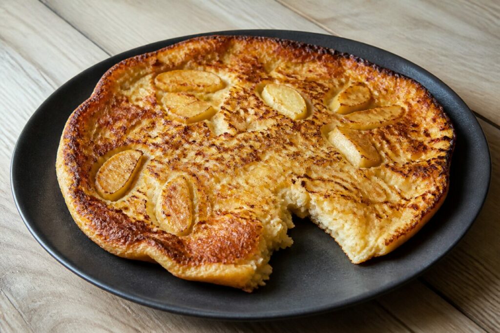 Pachade aux pommes, préparation dorée irrégulière — Auvergne