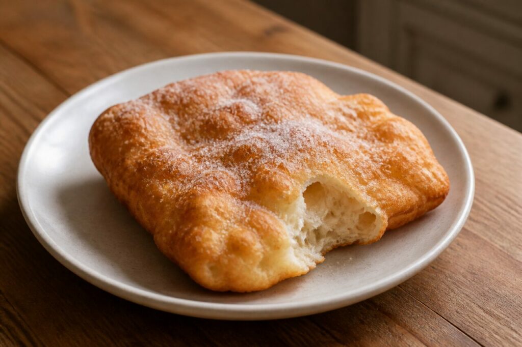 Pişi turc sucré doré au sucre et à la mie aérienne