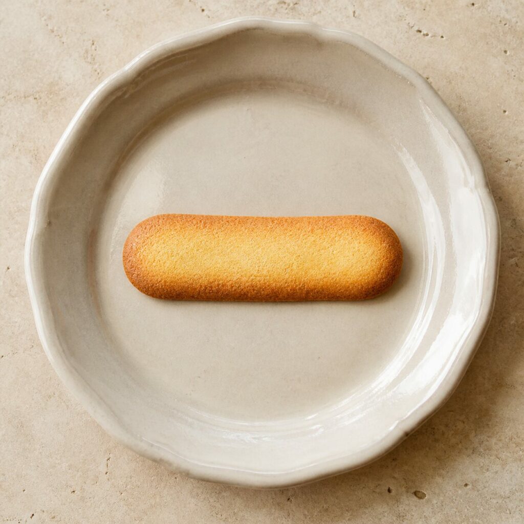 Silueta alargada con extremos redondeados en la lengua de gato