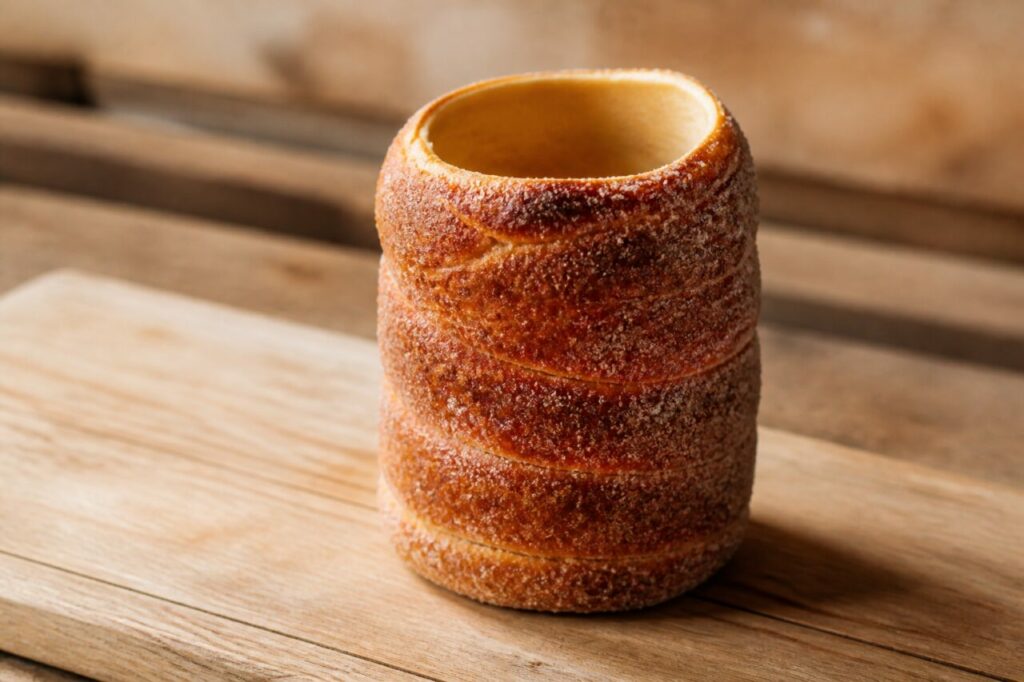 Skalický trdelník slovaque à la cannelle