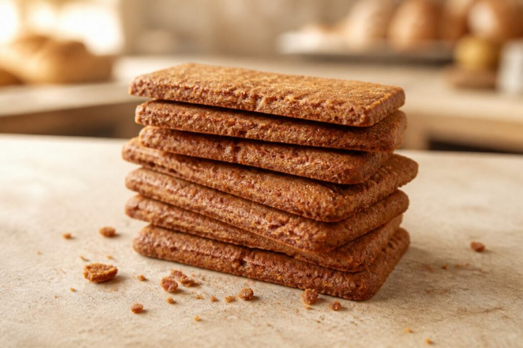 Douceurs belges — speculoos aux épices et miettes dorées