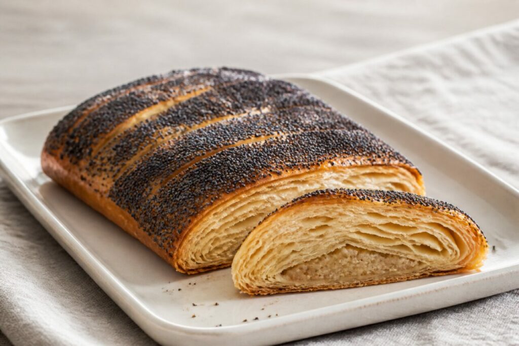 Danish tebirkes poppy-seed pastry