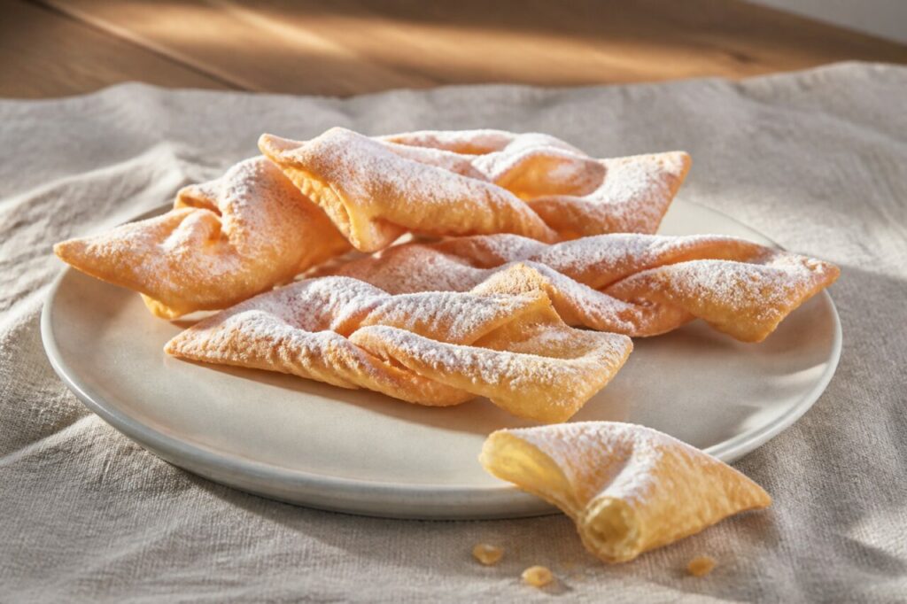 Žagarėliai lituaniens torsadés au sucre glace